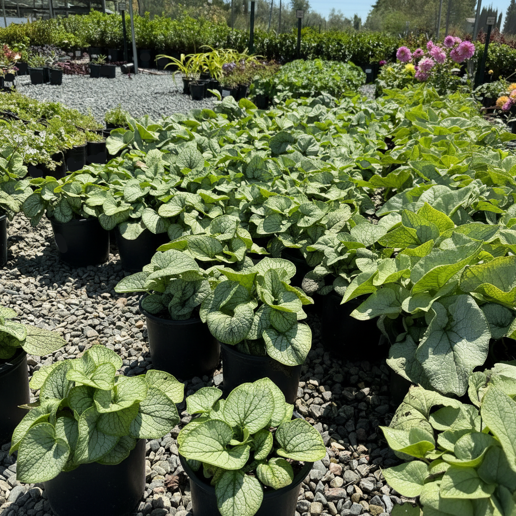 264 ☘️2年半管理株☘️タグ付☘️超レア☘️⭐️BELCHERI⭐ Alexander's Great Siberian Bugloss | Large Silver Foliage Shade