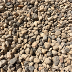 Close-up of small pebbles in various colors