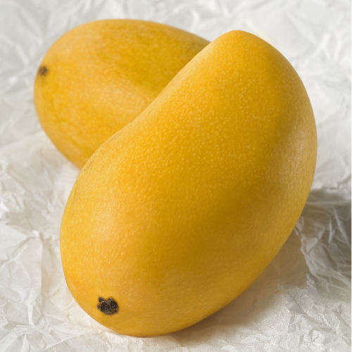 Manila Mango on a textured white background