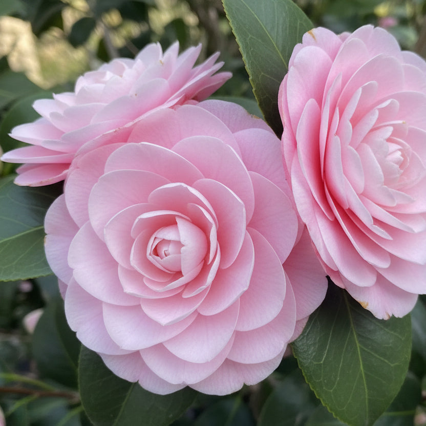 Pearl Maxwell Camellia | White & Pink Variegated Evergreen