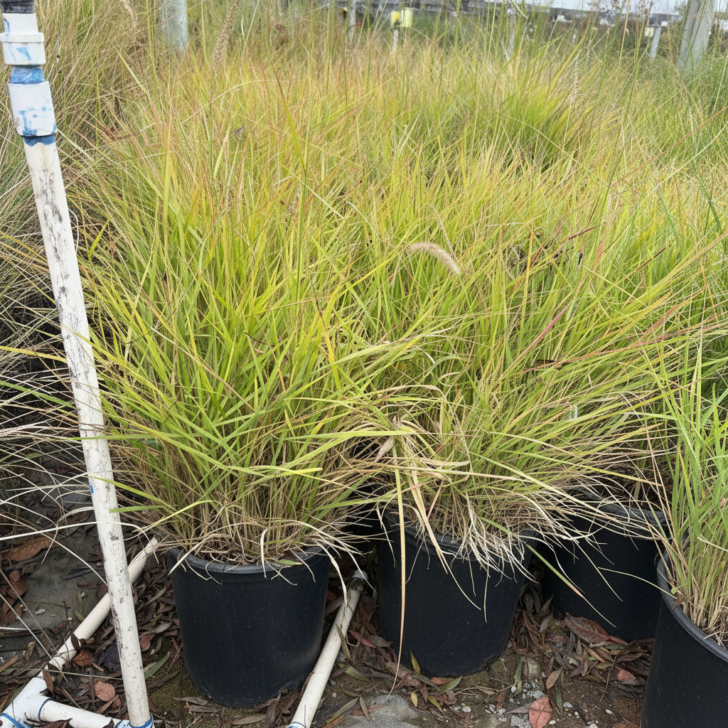 Red Bunny Tails Fountain Grass